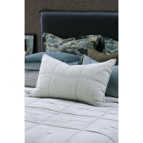 Bianca Lorenne Noma Grey Pillowsham Pair | Allium Interiors