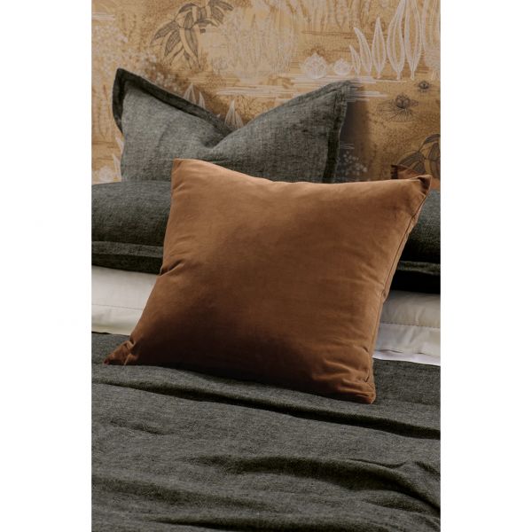 Bianca Lorenne Plissado Sienna Euro Pillowcase Pair | Allium Interiors