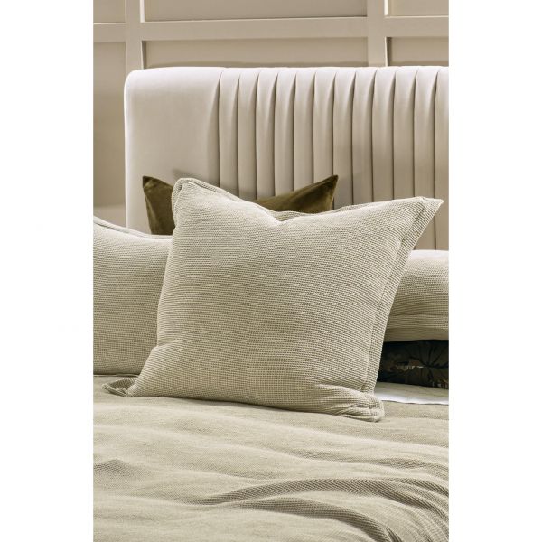 Bianca Lorenne Sottobosco Sand Euro Pillowcase Pair | Allium Interiors