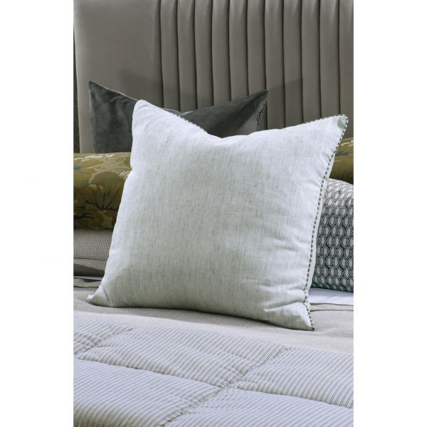 Bianca Lorenne Tobiishi Grey Euro Pillowcase Pair | Allium Interiors