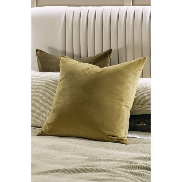 Bianca Lorenne Treccia Oliva Euro Pillowcase Pair | Allium Interiors