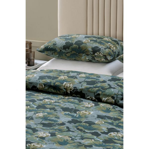 Bianca Lorenne Waterlily Ocean Duvet Set | Allium Interiors