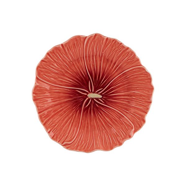 Bordallo Pinheiro Maria Flor Plate 22cm Hollyhock | Allium Interiors