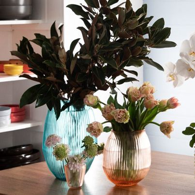 Brian Tunks Cut Glass Vase Medium Marine | Allium Interiors