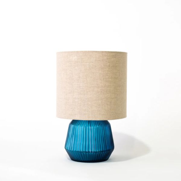 Brian Tunks Cut Glass Lamp Bebe Aegean | Allium Interiors