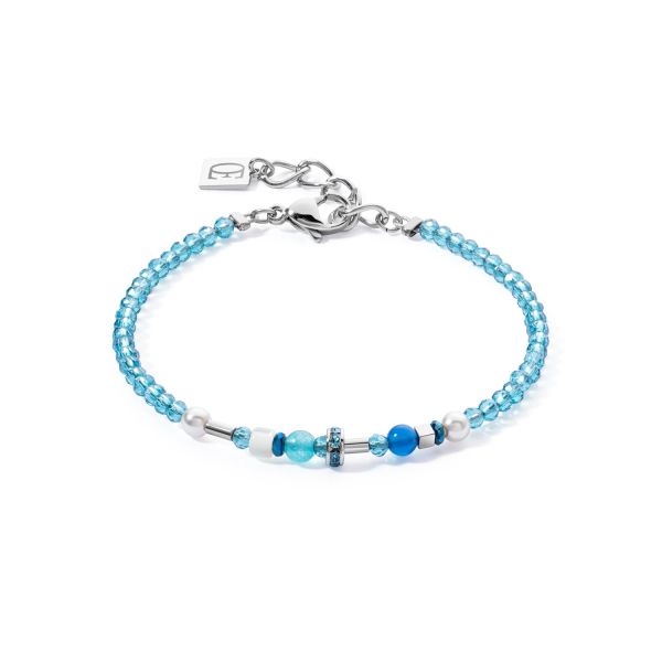 COEUR de LION Bracelet Princess Spheres Mix Turquoise | Allium Interiors