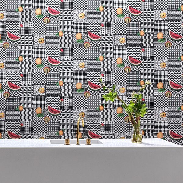 Cole And Son Wallpaper Frutta e Geometrico 123/6027 | Allium Interiors