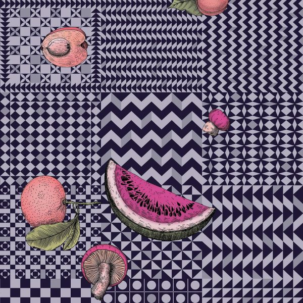 Cole And Son Wallpaper Frutta e Geometrico 123/6028 | Allium Interiors