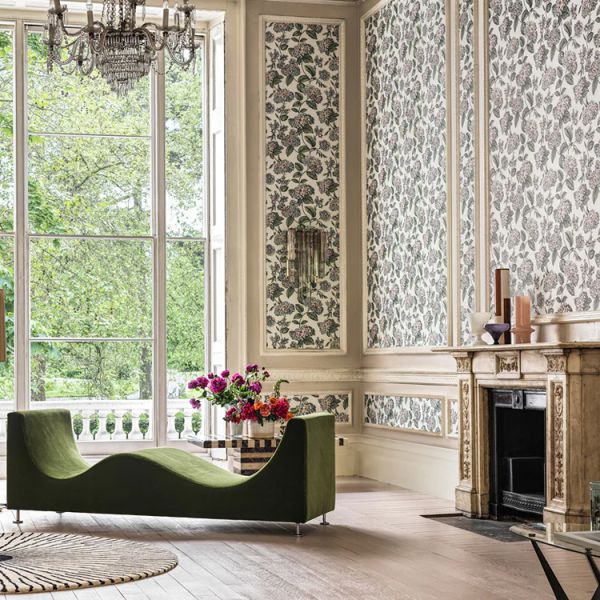 Cole And Son Wallpaper Ramo di Ortensia 123/8039 | Allium Interiors