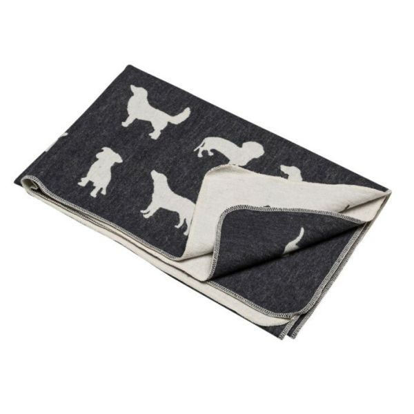 David Fussenegger Pet Blanket Dog Silhouettes | Allium Interiors