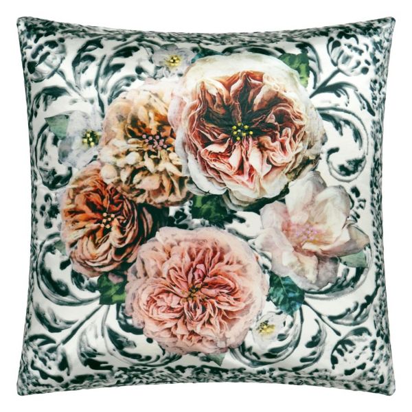 Designers Guild Cushion Pahari Damask Tuberose | Allium Interiors