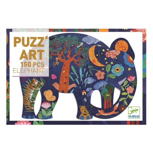 Djeco Puzzle 150 Piece Elephant | Allium Interiors