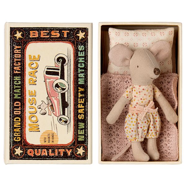 Maileg Mouse Little Sister In Matchbox | Allium Interiors