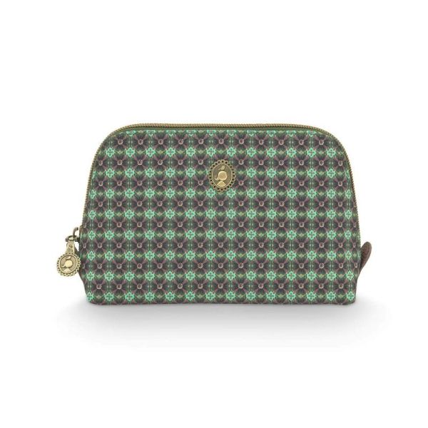 Pip Studio Cosmetic Bag Triangle Small Clover Green | Allium Interiors