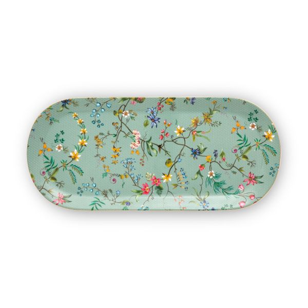 Pip Studio Jolie Flowers Blue Cake Tray | Allium Interiors