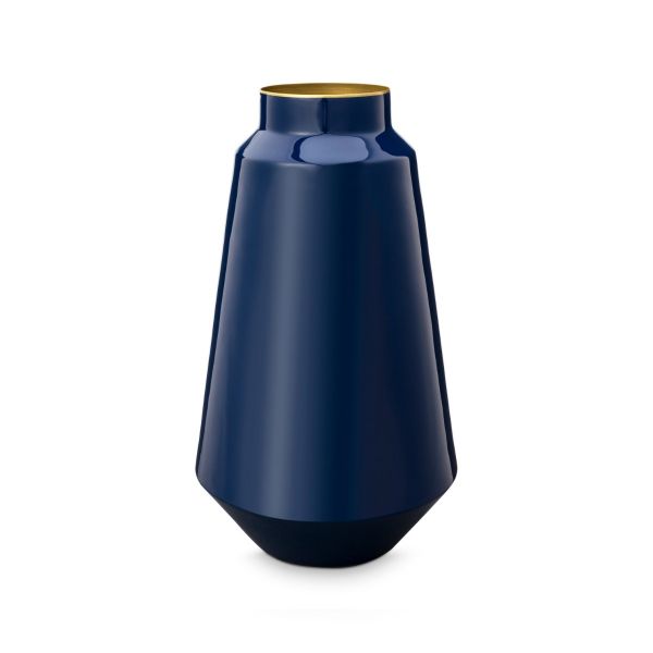 Pip Studio Vase Metal Blue 36cm | Allium Interiors