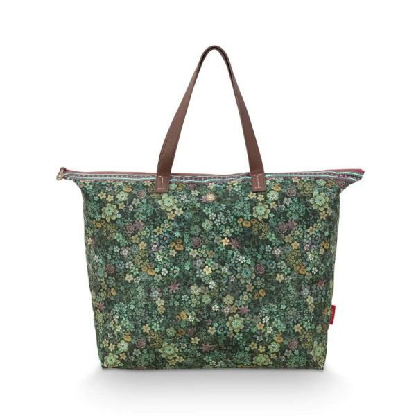 Pip Studio Tote Bag Tutti I Fiori Green | Allium Interiors