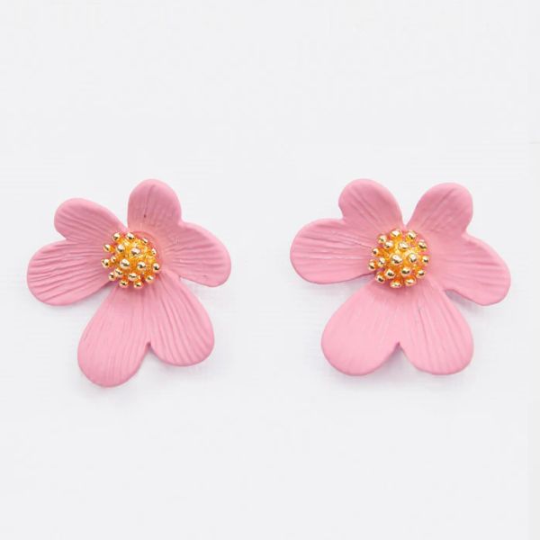 Stella+Gemma Earring Mini Flower Pink | Allium Interiors