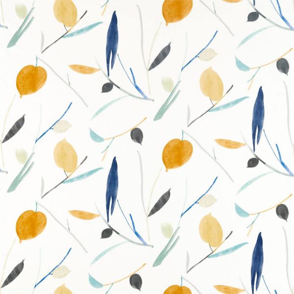 Scion Fabric Oxalis Papaya/Honey | Allium Interiors