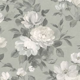 Borastapeter Wallpaper Peony Ash