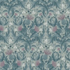 Borastapeter Wallpaper Thistle Blue