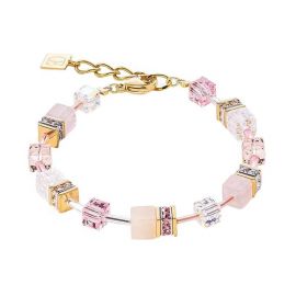 COEUR de LION Bracelet Geocube Iconic Precious Light Rose