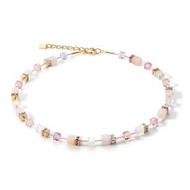 COEUR de LION Necklace Geocube Iconic Precious Necklace Light Rose