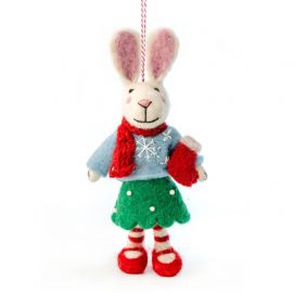 Vevoke Christmas Decoration NZ Wool Ruby Red Shoes