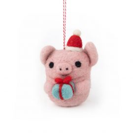 Vevoke Christmas Decoration NZ Wool Percy Pig