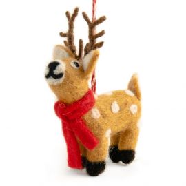 Vevoke Christmas Decoration NZ Wool Reindeer Reagan