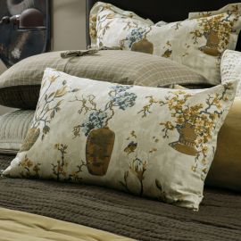 Bianca Lorenne Ikebana Sand Pillowcase Pair