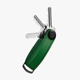 Orbitkey Key Organiser Leather Pebbled Emerald