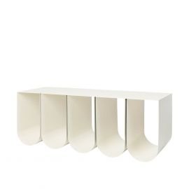 Kristina Dam Studio Curved Bench Beige