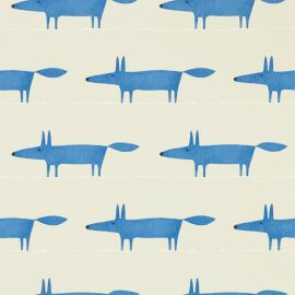 Scion Wallpaper Midi Fox Pebble/Denim