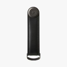 Orbitkey Key Organiser Leather Black with Black Stitching