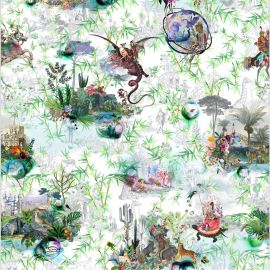 Christian Lacroix Wallpaper Reveries Vert Buis