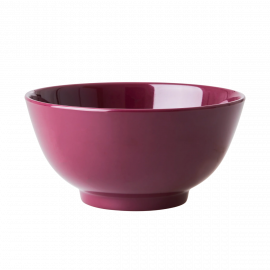 Rice Melamine Bowl Dance Maroon