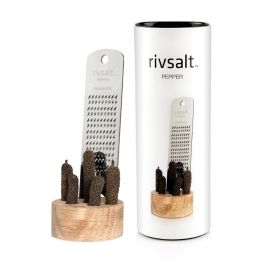 Rivsalt Pepper Grater and Oak Stand