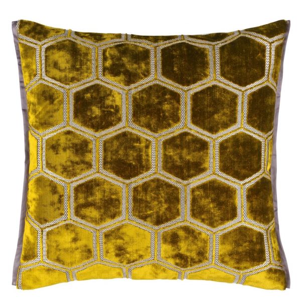 Designers Guild Cushion Manipur Ochre | Allium Interiors