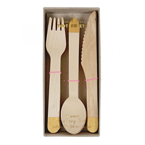 Meri Meri Cutlery Set Gold | Allium Interiors