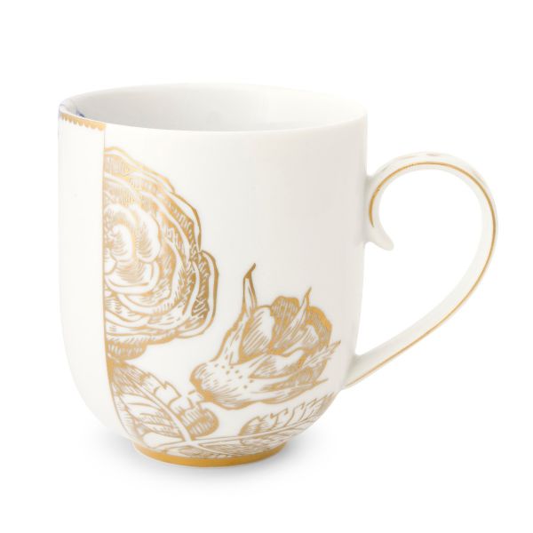 Pip Studio Royal White Mug Large | Allium Interiors