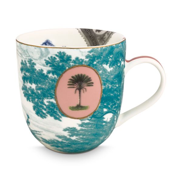 Pip Studio Heritage Mug Large Boat Aqua | Allium Interiors