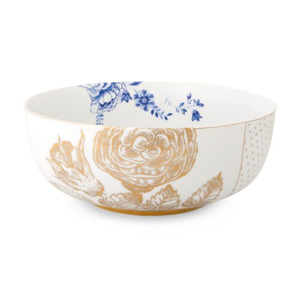 Pip Studio Royal White Bowl 23cm  | Allium Interiors