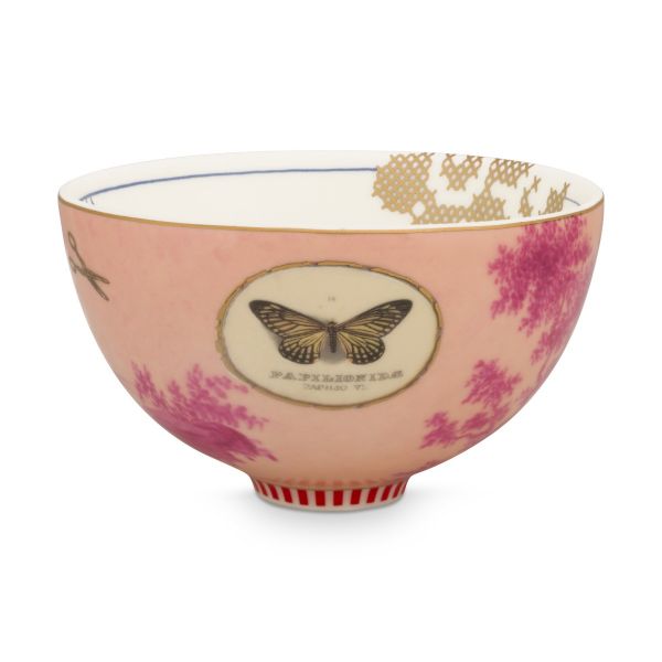 Pip Studio Heritage Bowl Painted Pink 12cm | Allium Interiors