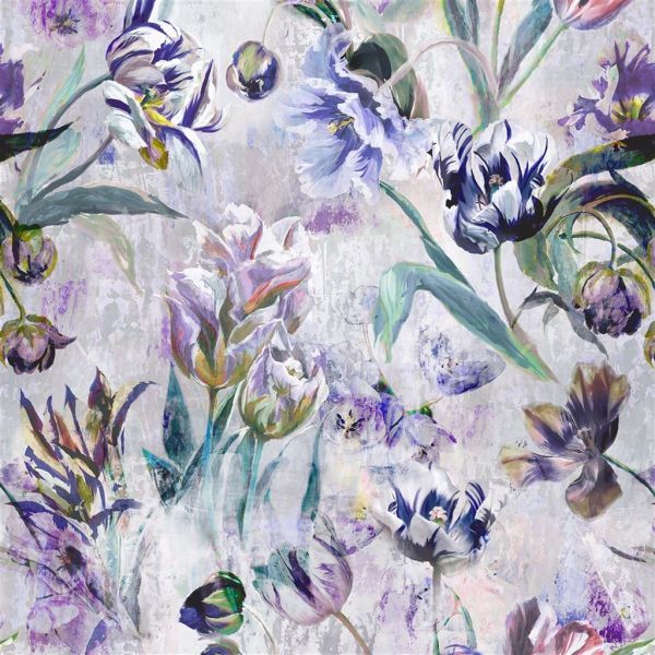 Designers Guild Fabric Tulipa Stellata Violet | Allium Interiors