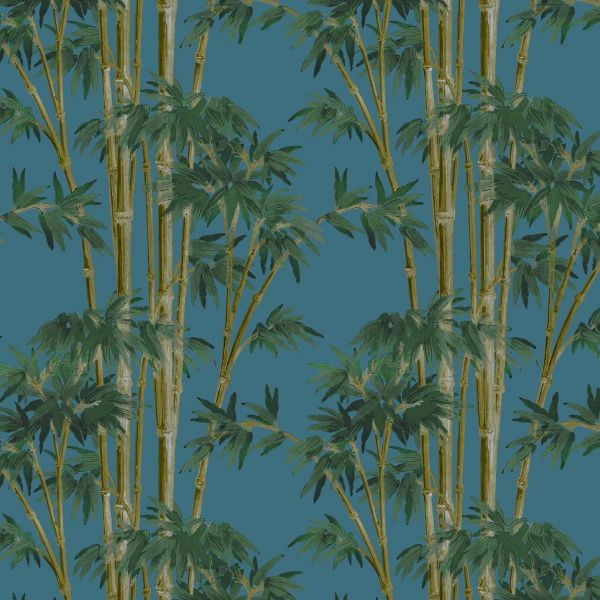 House of Hackney Wallpaper Bambusa Azure | Allium Interiors