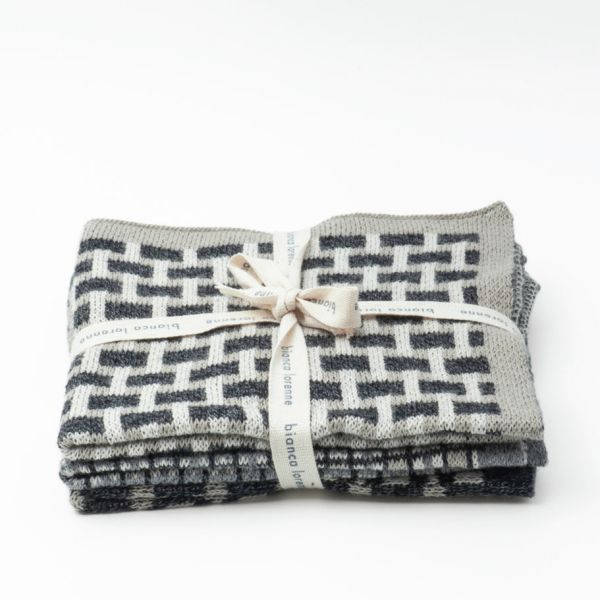 Bianca Lorenne Washcloths Basento Graphite | Allium Interiors