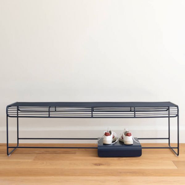 Ico Traders Benmore Bench Seat Indigo | Allium Interiors