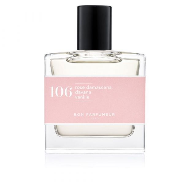 Bon Parfumeur 106 | Eau De Parfum | Damascena Rose, Davana, Vanilla | Allium Interiors