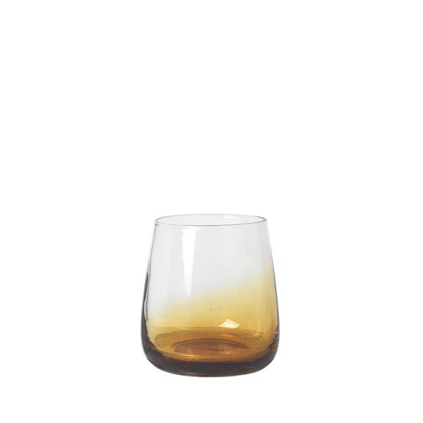 Broste Copenhagen Amber Tumbler Short Glass Set of 4 | Allium Interiors